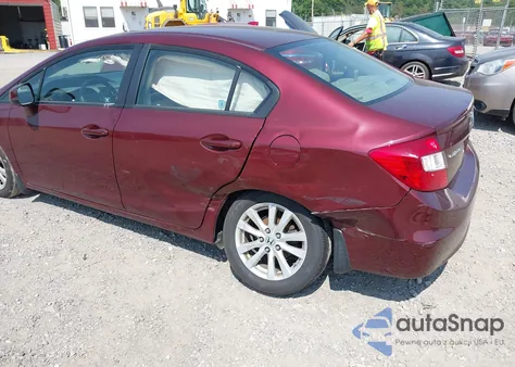 2012 Honda Civic Ex-L из США, поврежденный, VIN 2HGFB2F98CH592733